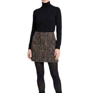 PRADA Wool Bouclé Tweed Mini Skirt – IT 48 / US 12 – Brown Multi – EUC